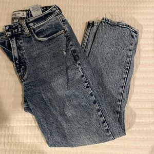 Acid wash Mom Jeans Curve love Abercrombie